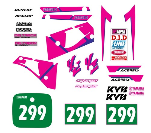 Yamaha 250 1991 - 250, decal