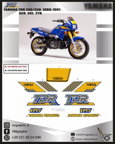 Adesivi tdr 240 250 3ck - adesivi,