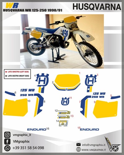 Husqvarna 125 250 1990 1991 - husqvarna,